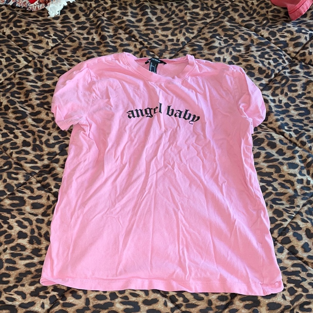 Forever 21 light pink T-shirt